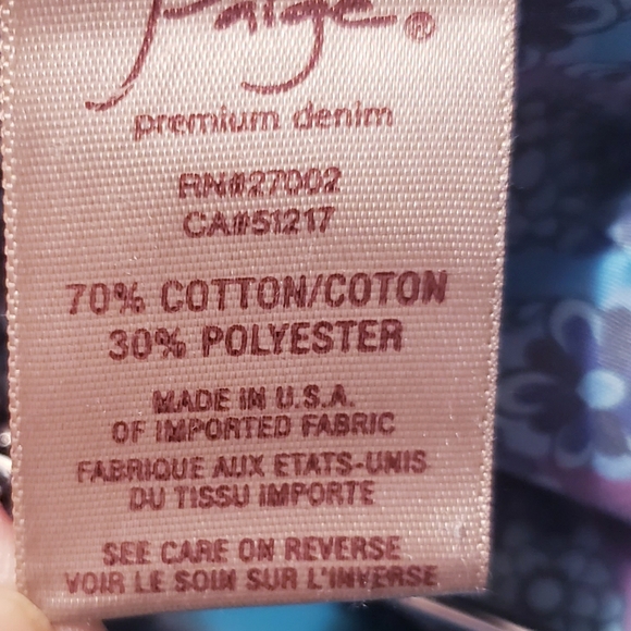 Paige Premium Denim Size 30 - Picture 6 of 7